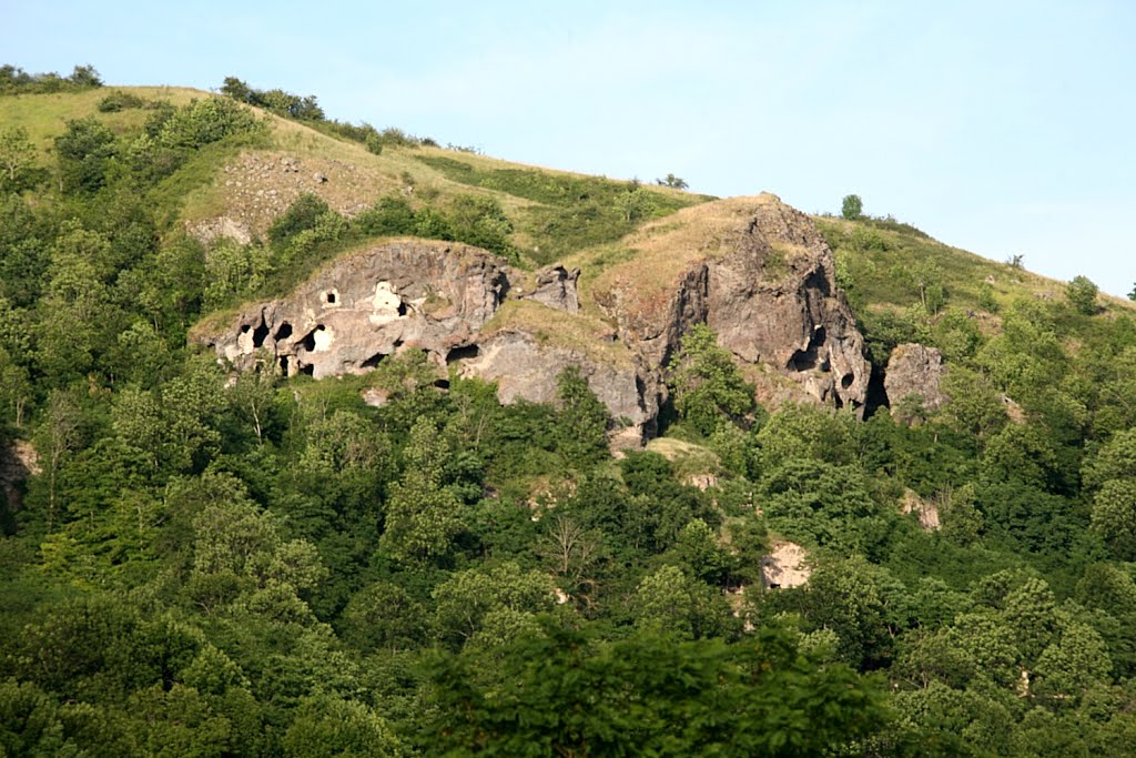 France - Auvergne - Perrier - Anciennes habitations troglodytes by Pierre Marc