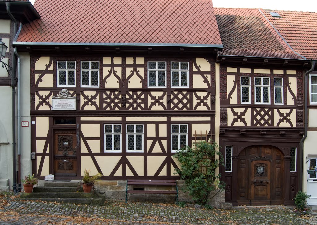 Fachwerk am Salzmarkt (Regiomontanus-Haus) by Michael Heyne