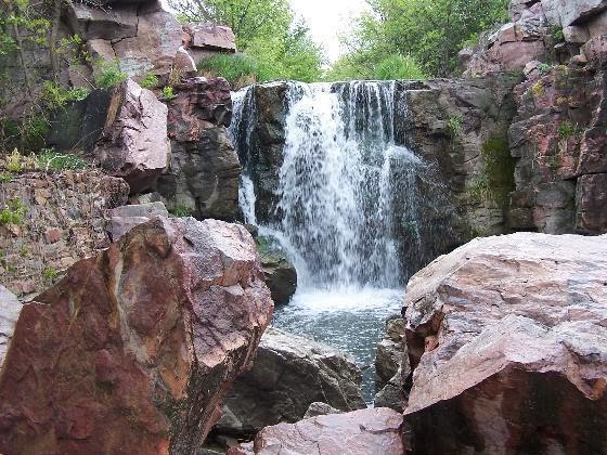 Winnewissa Falls by J. Stephen Conn