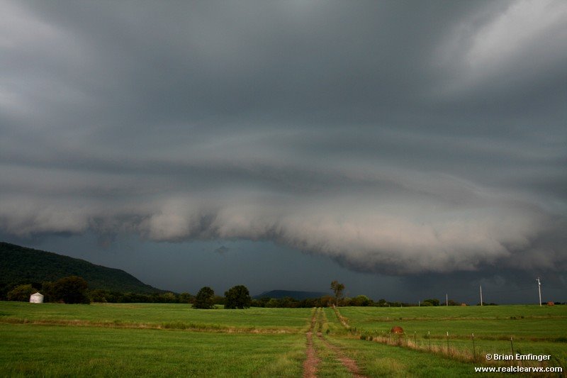 Shelf Cloud near Paris, Arkansas by BrianEmfinger