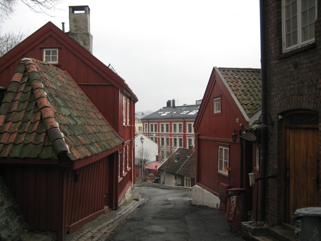 Damstredet - Tiny street in Oslo by _Silent.Bob_