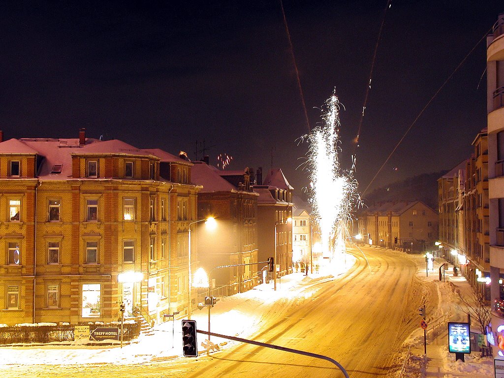 Deutschland, Freital, Dresdner Str by Dietmar Vettin