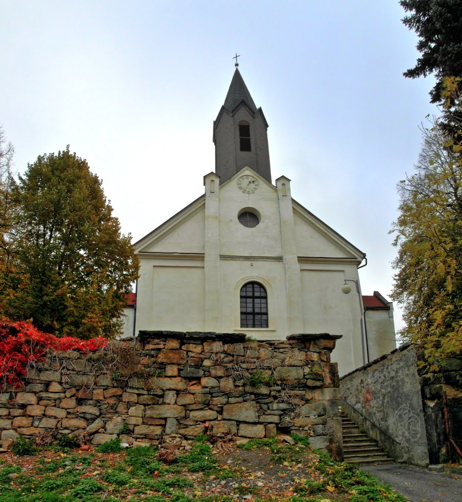 Jílové u Děčína-kostel Nejsvětější trojice by metol