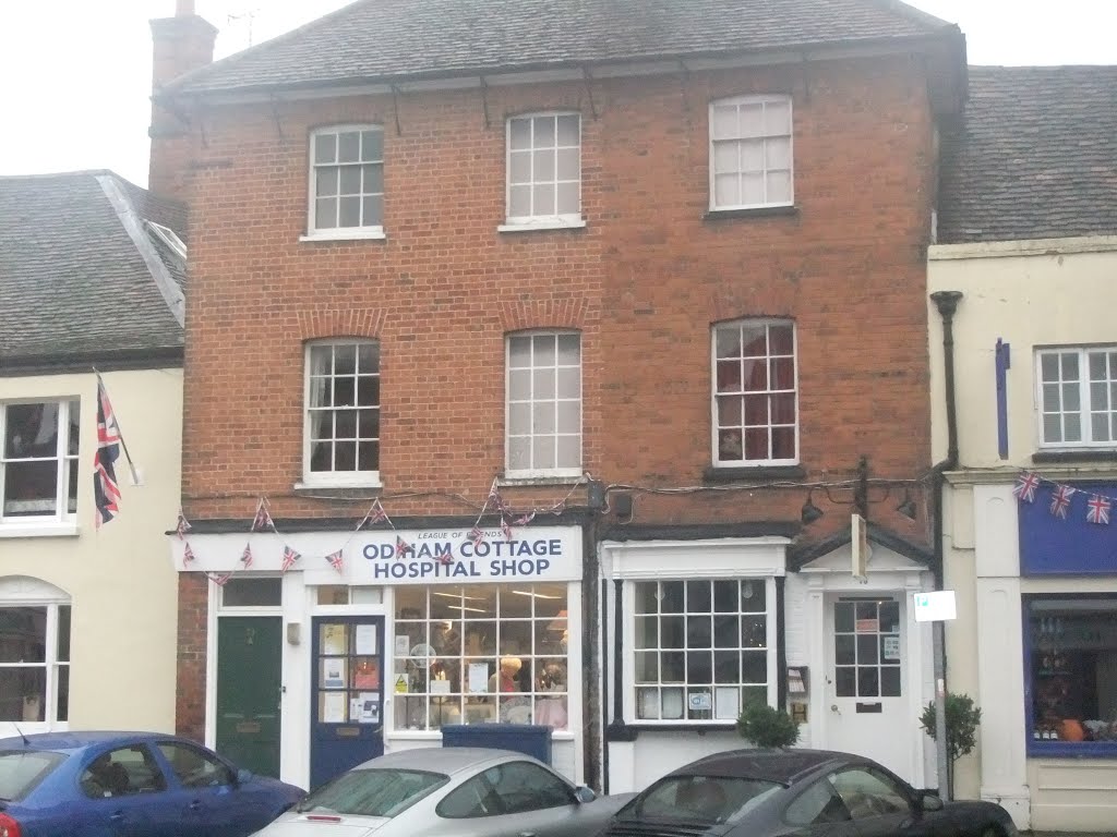 The Odiham Cottage Hospital Charity Shop by Robert'sGoogleEarthPictures