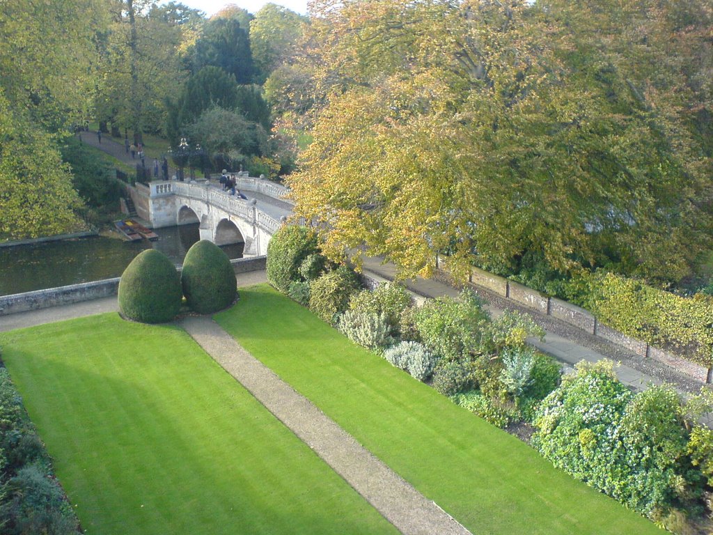 Clare bridge from old court roof by darren harvey