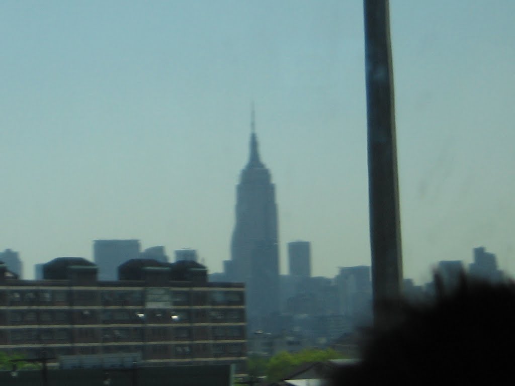 The Empire State Building seen from New Jersey by gproulxqc