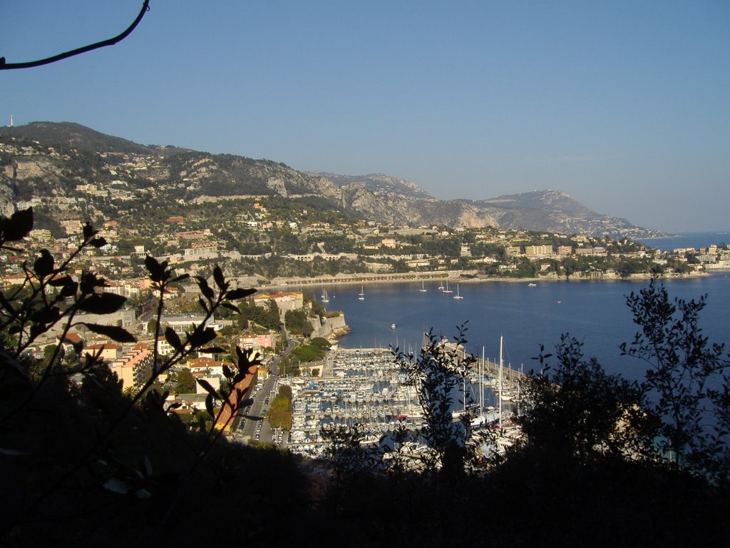 Il porto di Villefranche visto dal Monte Boron - Provenza - Francia by Ilda Casati