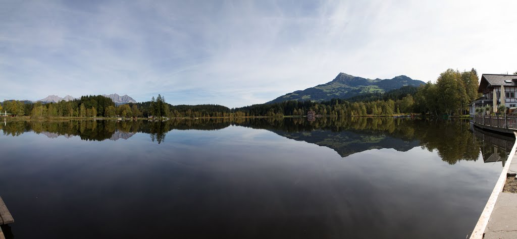 BL_21.09.2012 Schwarzsee Panoramablick mit Kaisergebirge und Kitzbüheler Horn by Bella Licht