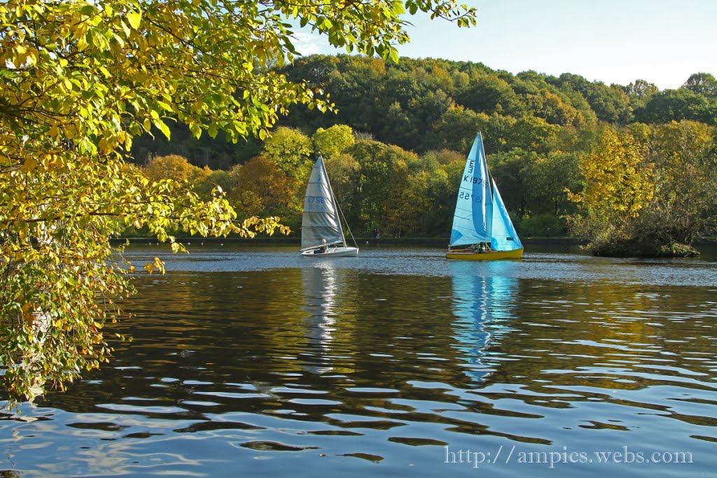 Autumn at Etherow Park, Compstall, Gtr Manchester. by A Marriott