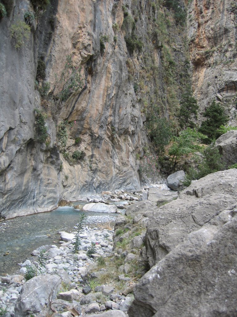 Samaria Gorge by Alexander S Mamontov