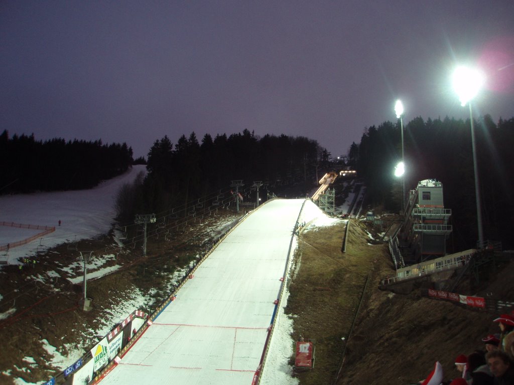 Liberec - Ski jumping hill (during world cup competition) by rapideyemovement