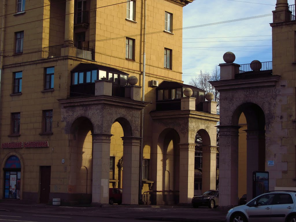 Санкт-Петербург. Сталинские здания на пр. Стачек/ St.Petersburg. Stalin's buildings by Andrej Antipin