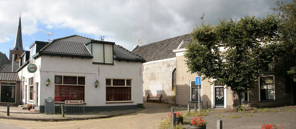 Maurik - Hoek Buitenweg / Kerkweg : Café Buitenweg by Scholte