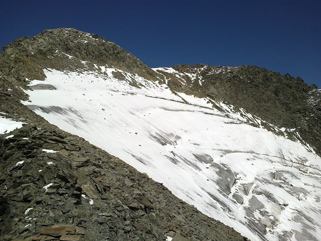 Ruderhofspitze (3474m) und Ruderhofferner by stubai