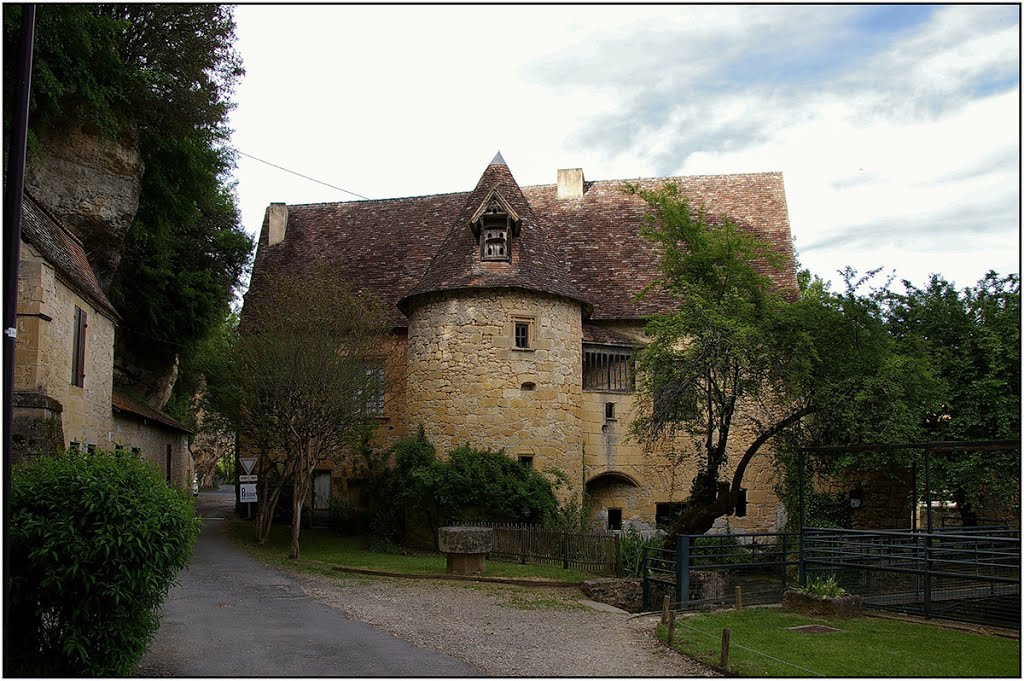 COUZE-ET-SAINT-FRONT [24] - Manoir Sous le Roc et sa tour-pigeonnier intégrée (mai 2012) by Michel Chanaud (Sarlat)