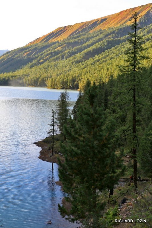 Shavla Lower Lake. Altai Mountains by Richard Lozin