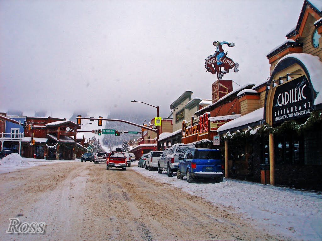 Downtown Jackson Hole WY by Ross Dean Mitchell .com