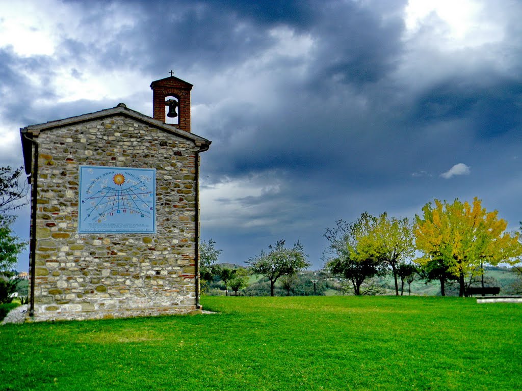 Sogliano al Rubicone. Chiesina di San Donato, frazione di Vignola by antenoremalatesta