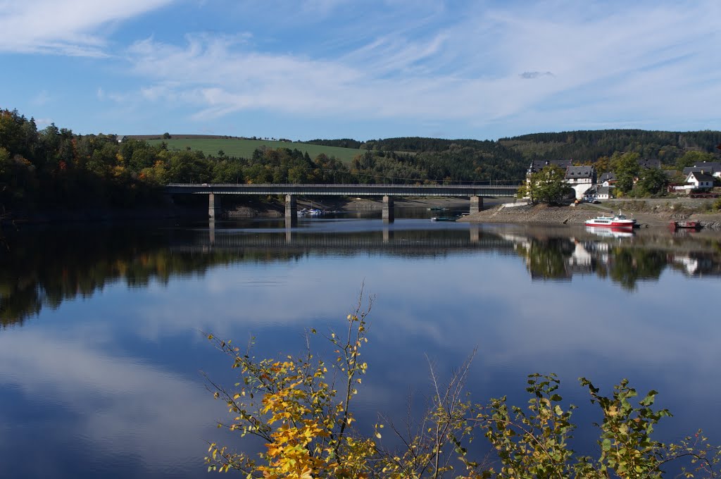 Saalburg - Brücke des Friedens - Bleiloch Talsperre / 08.20.2012 by Erhard66802