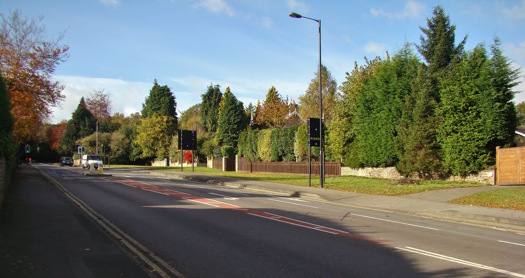 Panorama of Abbey Lane scene, Sheffield S7 by sixxsix