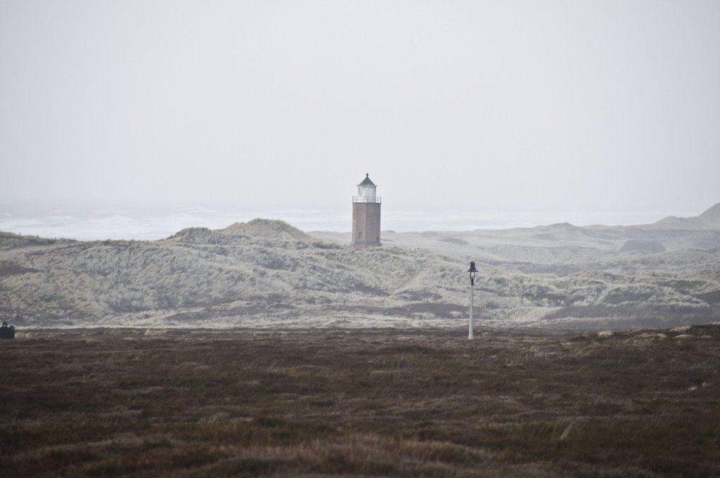 Blick von Kampen - Leuchtturm Rotes Kliff by nilsHH