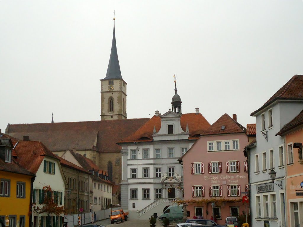 Marktplatz Iphofen 24.10.2012 by K-D Heinrich