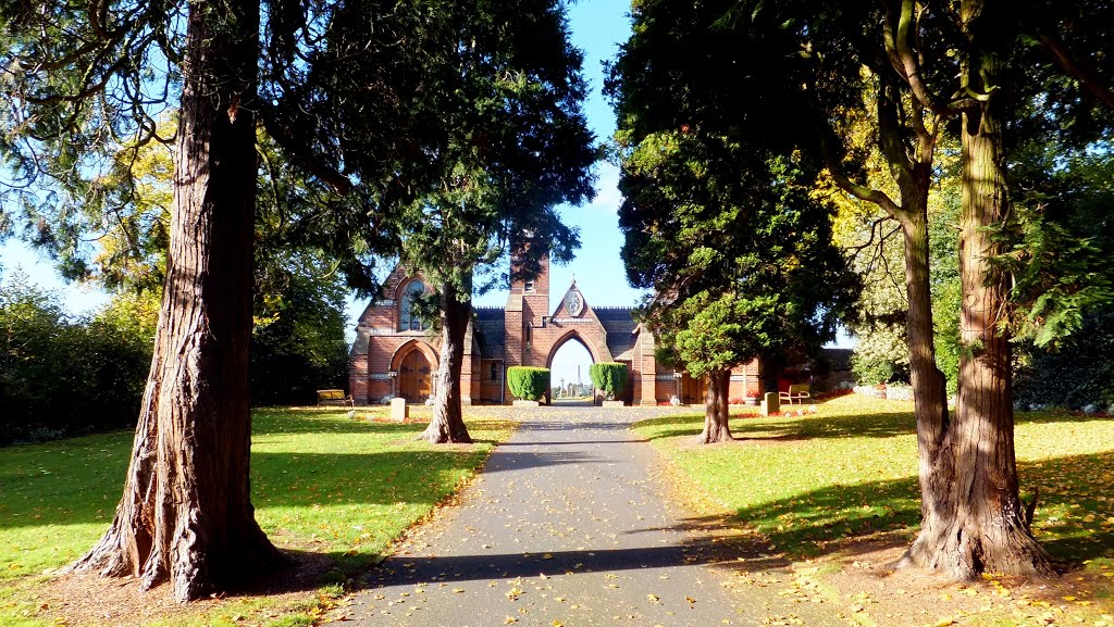 Audlem Cemetry entrance by muba