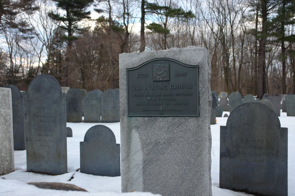 Old Burying Ground 1729-1849 - Bedford, MA by John M Sullivan