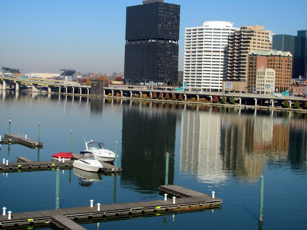 View from Smithfield street bridge by aklyuch