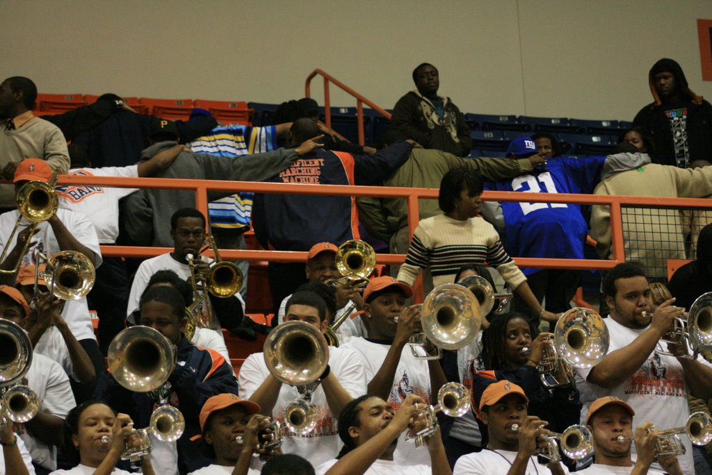 Morgan st pep band by Phillip Datcher