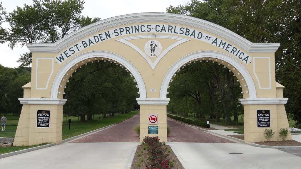 West Baden Springs Hotel Entrance, West Baden, IN by chfstew