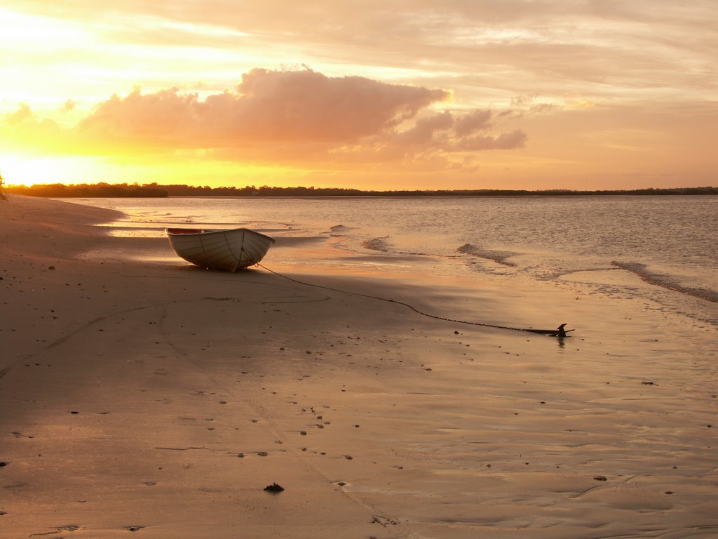 Burrum River at Sunset - February 2007 by PeterGodbold