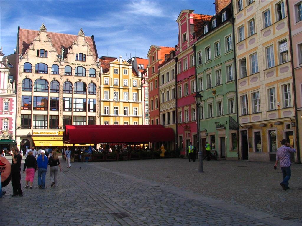 Wrocław, Market Square 08.2005 by maxpat