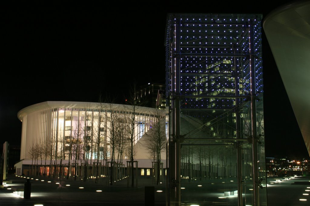 Philharmonie by Night by Dan Schroeder