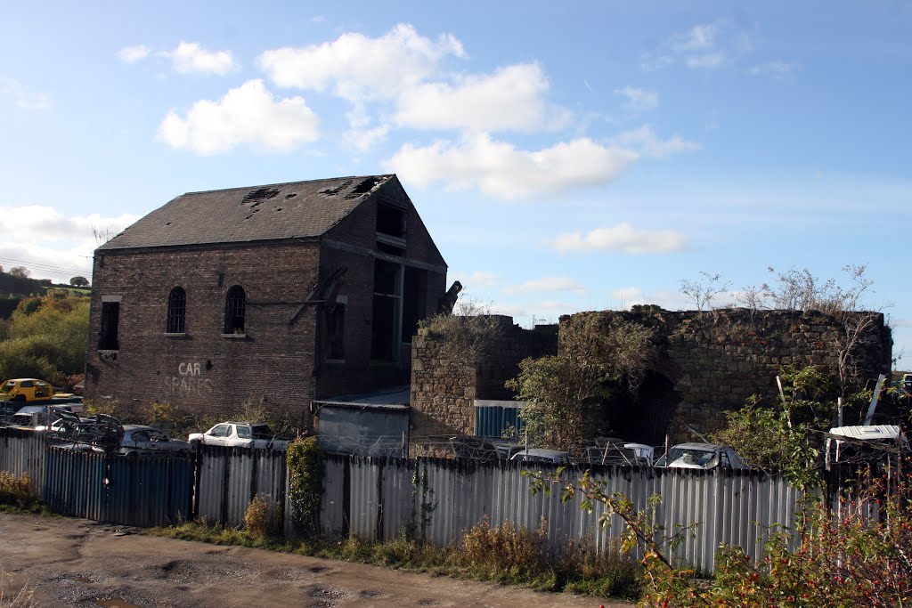 The Engine House and Heapstead at Bettisfield Colliery, Bagillt, North Wales by davew@tidza