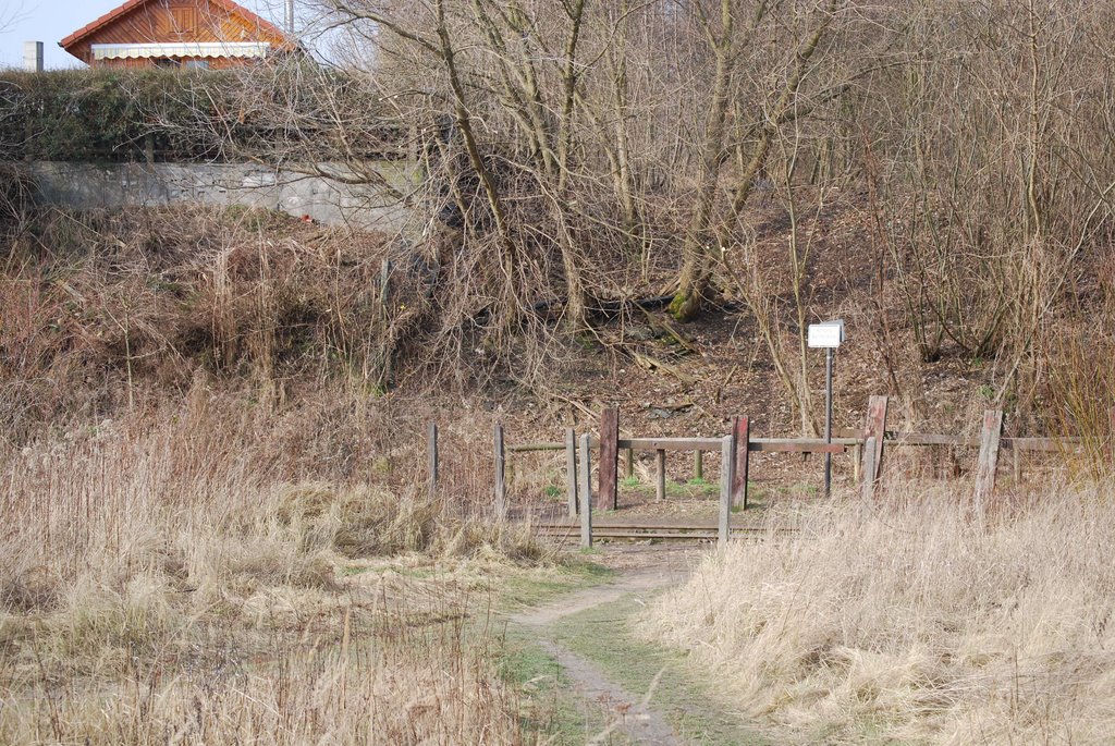 Übergang über die sog. "Heidekrautbahn" zum Freizietpark Lübars by Oliver Nordt