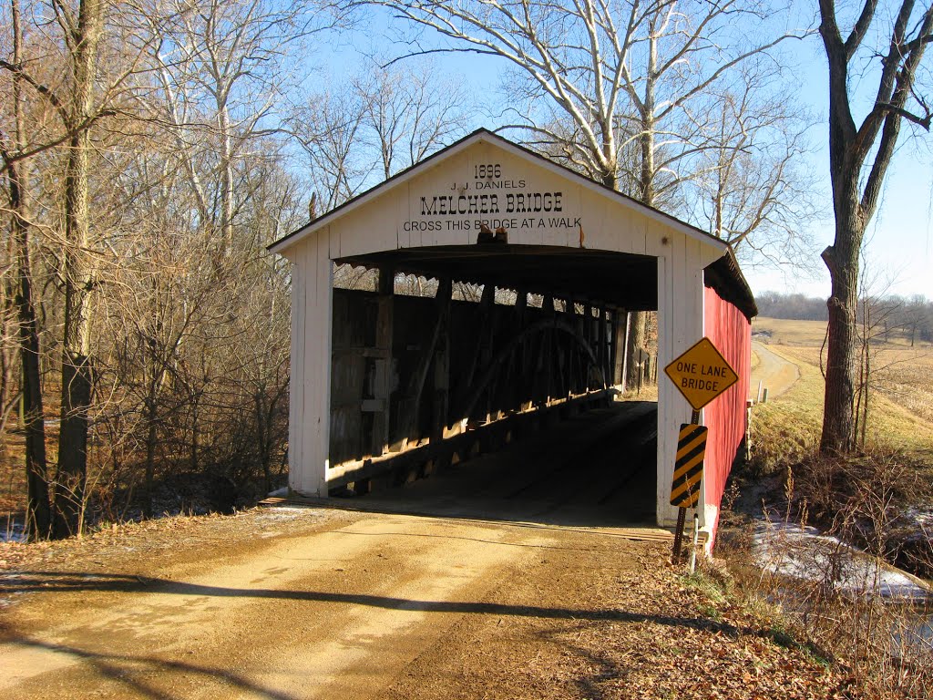 Melcher Covered Bridge by Ed Allen