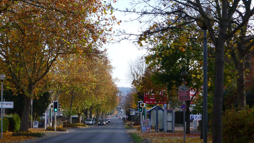 Bahnhofstraße im Herbst by M.Morell