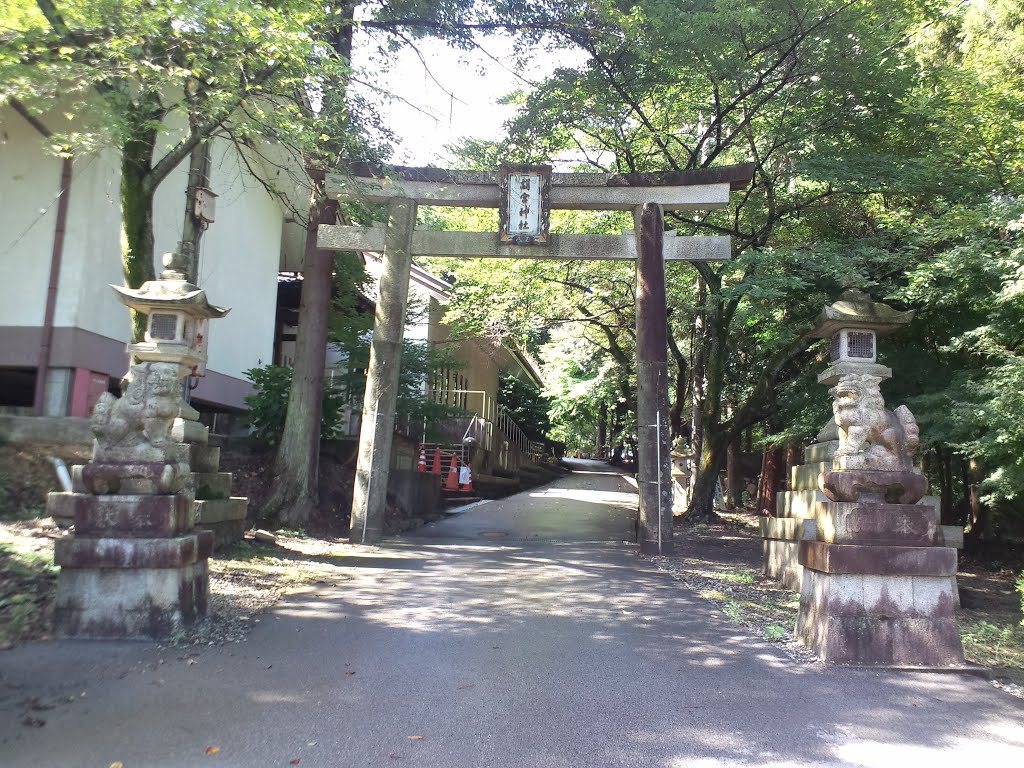 Konomiya-Shrine Torii （胡宮神社 鳥居） by Yanajin