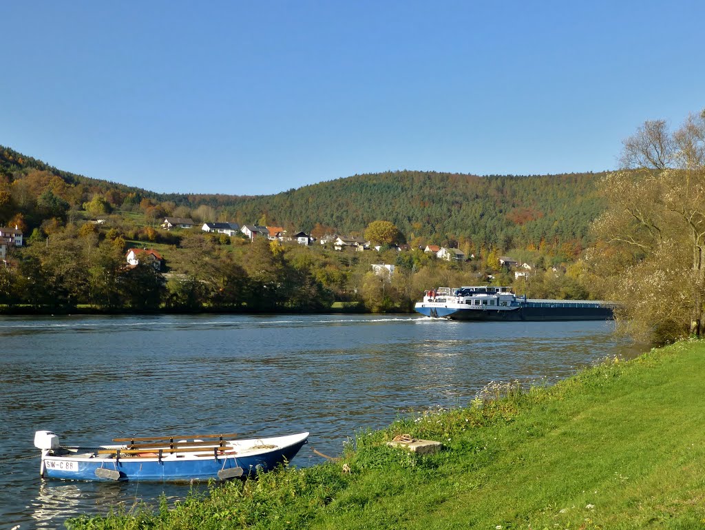 Erlach: Zwei Kähne begegnen sich by cammino - VIEWS? No, thanks