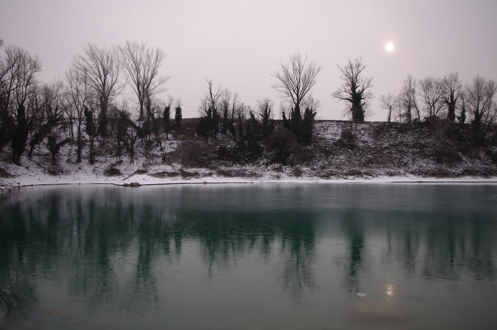 Frozen lake by Abra.B