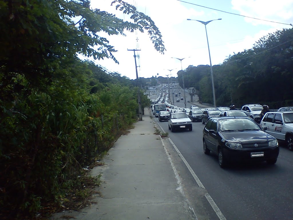 Av. Expressa Dom. Pedro II. Hora do congestionamento matinal. João Pessoa Paraiba.. by Ben-hur