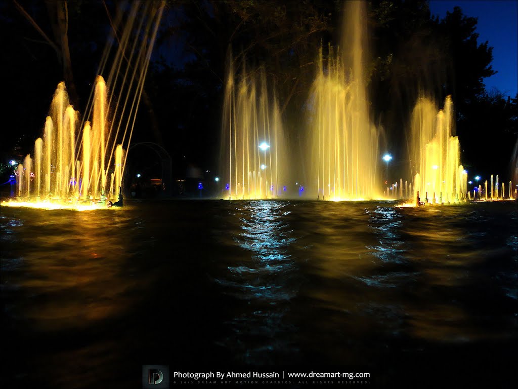 The Fountain (Isfahan-Iran) By Ahmed Hussain by Ahmed Hussain