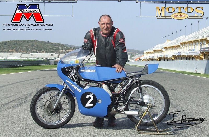 PACO ROMÁN SUBCAMPEON DE ESPAÑA CON MOTOBECANE 125S by Paco Román