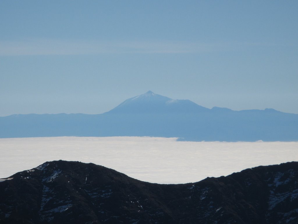 Teide view from la palma by Antonio Albesa