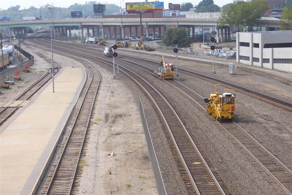 Never can tell what might be on the tracks, Union Station, Kansas City, MO by marnox1