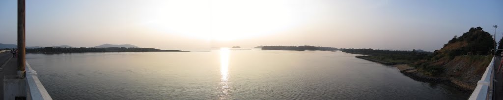 Panoramic view of Sunset, Karwar by Vedamurthy J