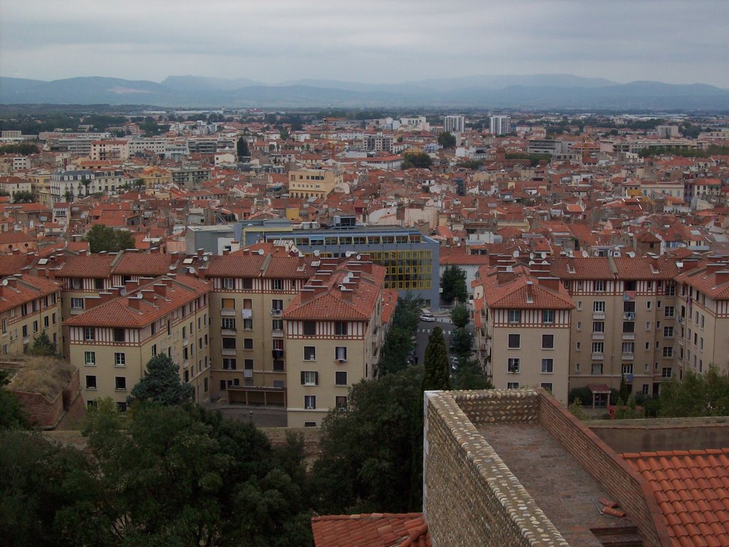 Perpignan (vu de la tour du Palais des rois de Majorque) by vangiang.tran