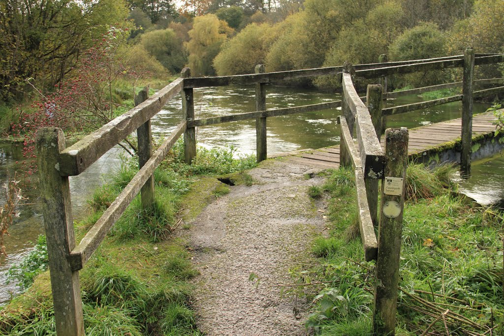 Footbridge over the River Itchen by SBower