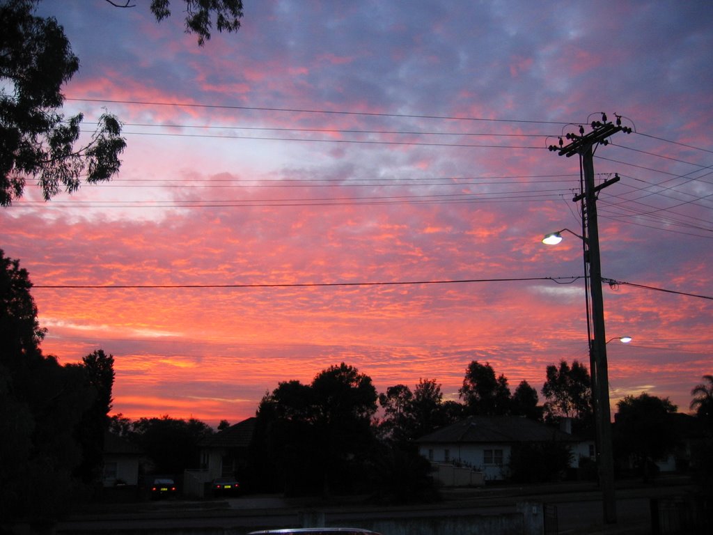 Impressing Sunset, Glossop Street, St. Marys by Sunbeamer